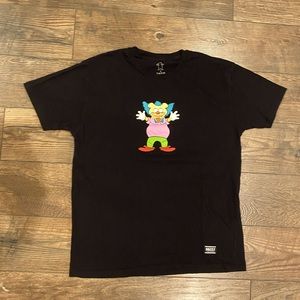 Grizzly Black Clownin Clown T-Shirt, Mens Size L